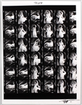 Stevie Nicks Original Neal Preston Signed Over-Sized Giclée Contact Sheet Print