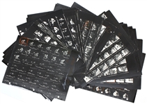 Fleetwood Mac Original Sam Emerson Signed and Stamped Contact Sheet Archive