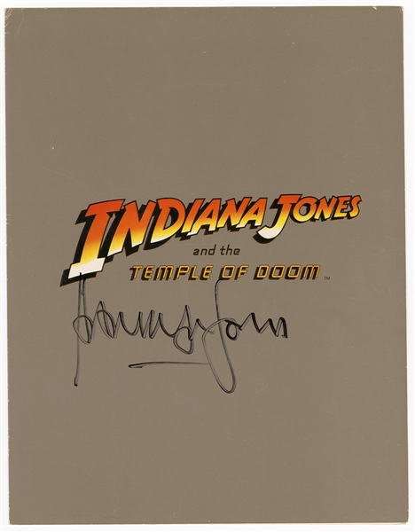 Harrison Ford Signed "Indiana Jones and the Temple of Doom" Original Program JSA Authenticated