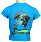 Michael Jackson Personally Owned Neverland Valley Aqua Blue Children's T-Shirt