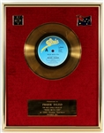 Michael Jackson "Rock With You" Original CBS Records Australia In-House Gold Single Record Award Presented to Manager Frank DiLeo