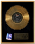 Aldo Nova Original RIAA Gold Record Album Award Presented to Frank DiLeo