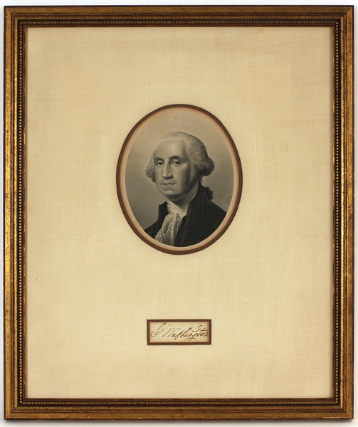 George Washington Exceptional Signature Cut JSA LOA