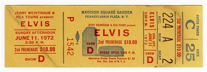 Elvis Presley Historic 1972 Madison Square Garden Stage Worn and Owned Custom TCB Prescription Sunglasses