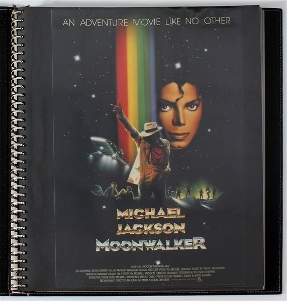 Michael Jackson Original "Moonwalker" Original Movie Artwork Portfolio Owned by Manager Frank DiLeo