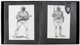 Michael Jackson Original Moonwalker Original Movie Artwork Portfolio Owned by Manager Frank DiLeo