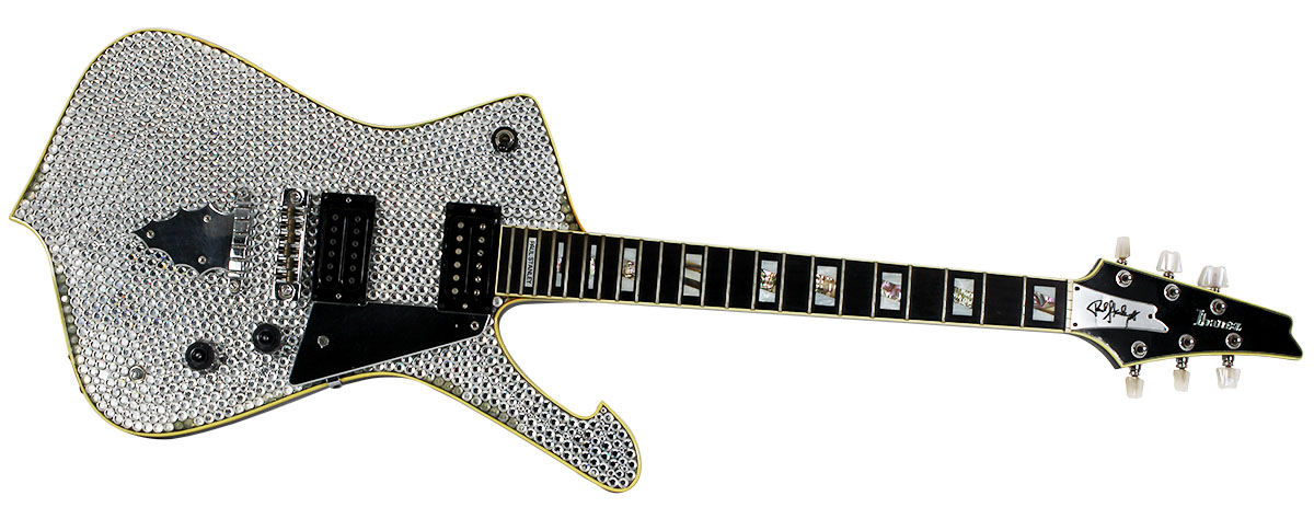 Lot Detail KISS Paul Stanley Stage Used 1979 Ibanez PS10 Custom Rhinestone Guitar by Steve Carr for the 1996 Reunion Tour