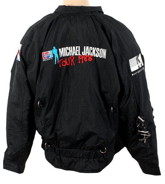 Michael Jackson 1988 Bad World Tour Black Jacket  Owned by Manager Frank DiLeo  