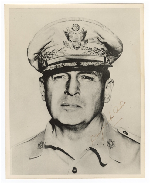 General Douglas MacArthur Signed Photograph JSA LOA 
