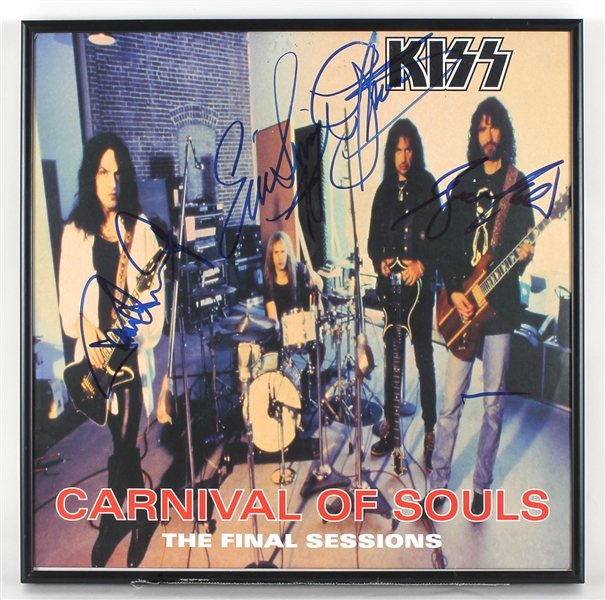 KISS Signed "Carnival of Souls, The Final Sessions" Album Cover 