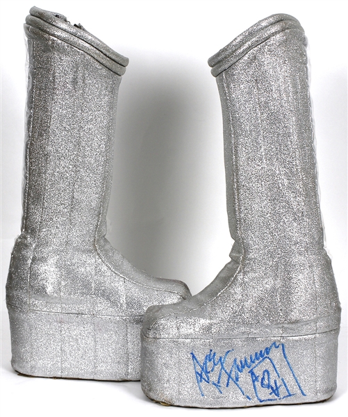 KISS Ace Frehley Signed Custom Space Stage Boots