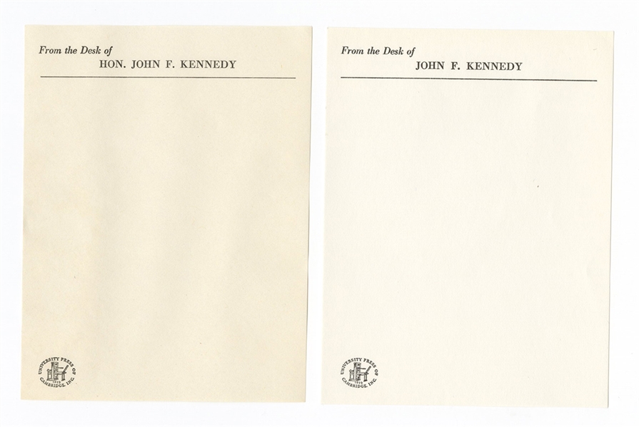 John F. Kennedy Original Senate Stationery