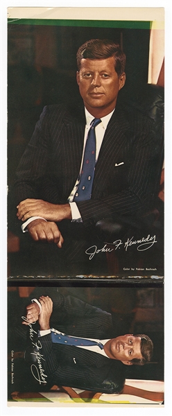 President John F. Kennedy Original Bachrach Uncut Printers Proof Photograph