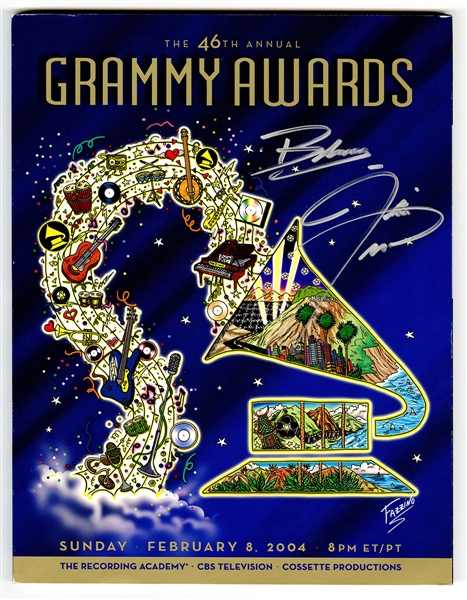 Beyoncé and Justin Timberlake Signed 46th Annual Grammy Awards Program