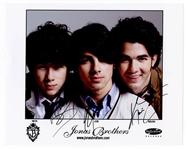 Jonas Brothers Signed Photograph Archive