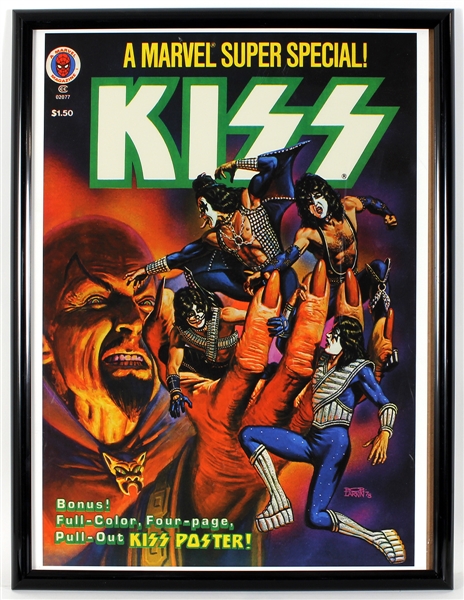 KISS Original Marvel Magazine Poster