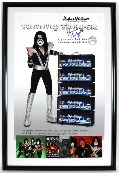 KISS Tommy Thayer Signed Hughes & Kettner Signature Edition Duotone Amplifier Display
