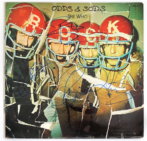 The Who Signed "Odds & Sods" Album 