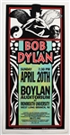 Bob Dylan Original Concert Poster Signed by Artist 