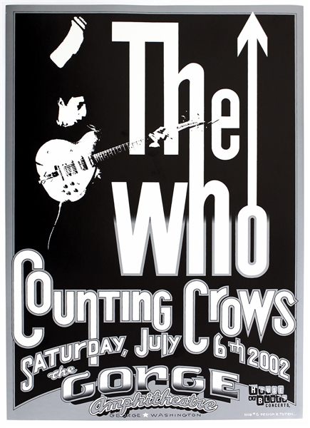 The Who Original 1992 Concert Poster