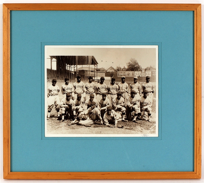 1922 St. Louis Stars Negro League Team Original Photograph with Cool Papa Bell