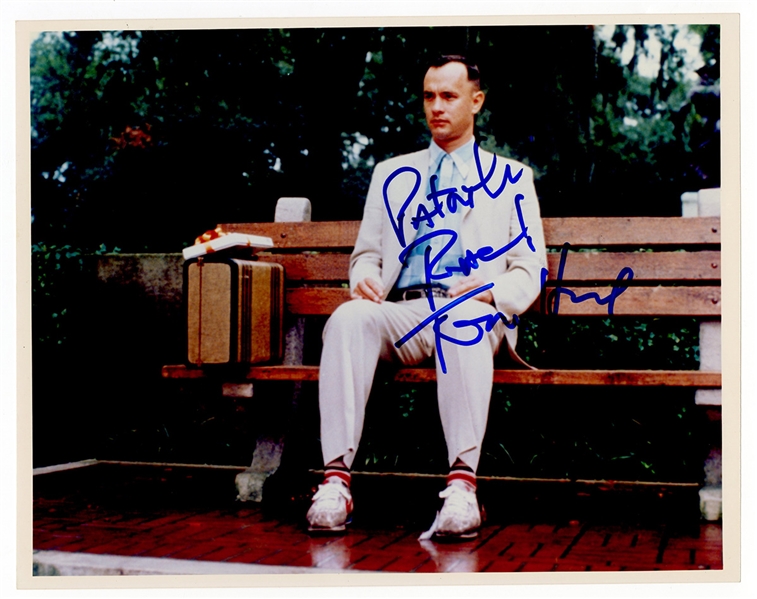 Tom Hanks Signed "Forrest Gump" Photograph Beckett Authentication