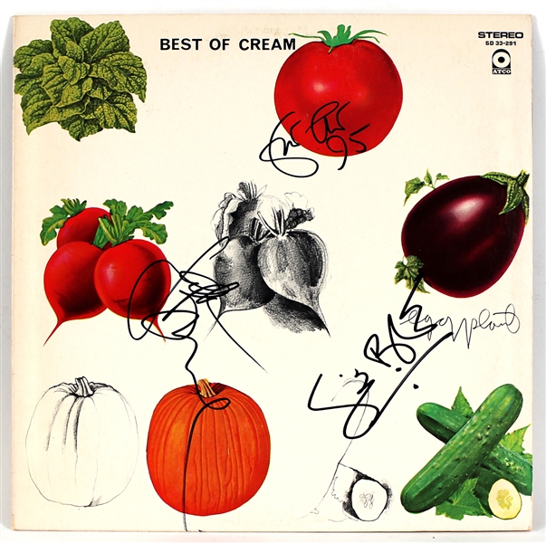 Cream Signed "Best of Cream" Album Beckett LOA
