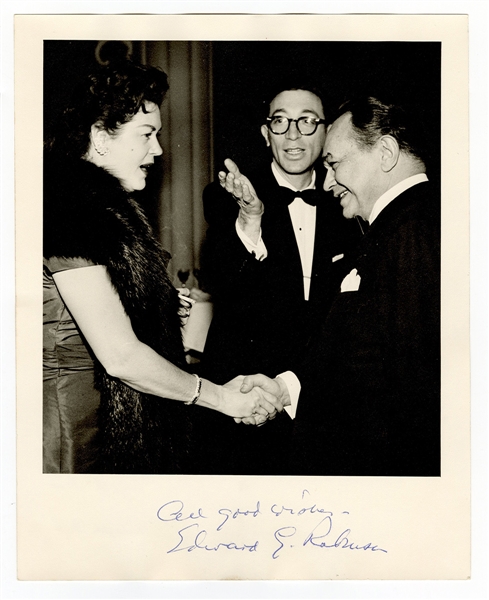 Edward G. Robinson Signed Photograph JSA Authentication