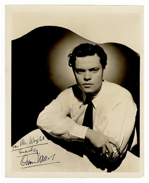 Orson Welles Signed and Inscribed Photograph JSA LOA