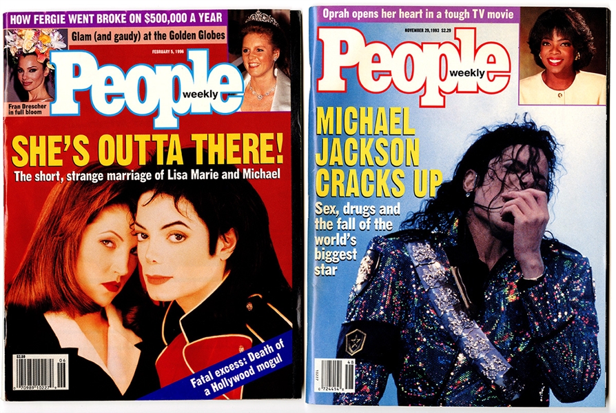 Michael Jackson Personally Owned People Magazines