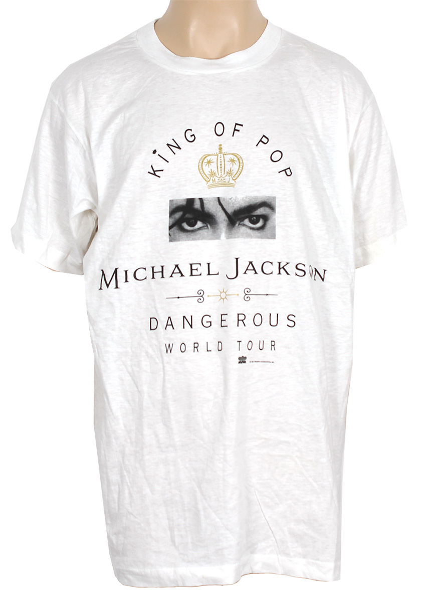 michael jackson dangerous world tour t shirt