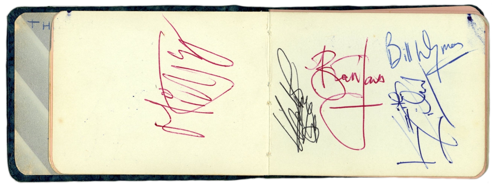 Rolling Stones 1963 Signed Autograph Book Pages