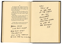 Elvis Owned & Inscribed The Prophet Book by Kahlil Gibran