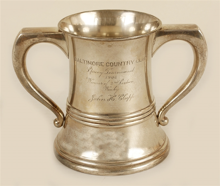 1906 Historic Baltimore CC "Sterling" Golf Trophy 
