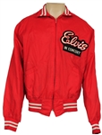 "Elvis In Concert" Vintage Red Nylon Tour Jacket