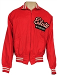 Elvis In Concert Vintage Red Nylon Tour Jacket