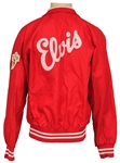 Elvis In Concert Vintage Red Nylon Tour Jacket
