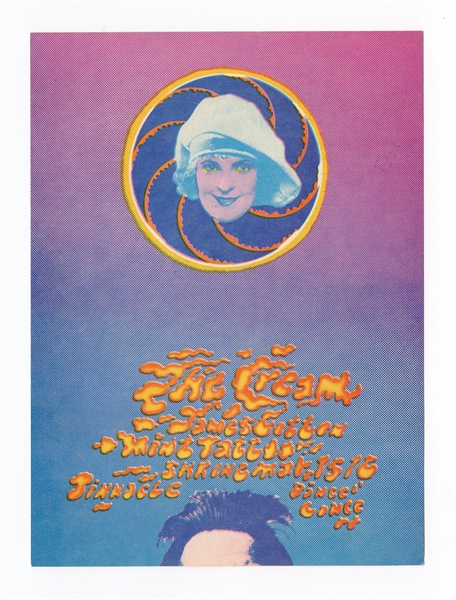 Cream (Eric Clapton) Original 1968 Shrine Exposition Hall Concert Handbill