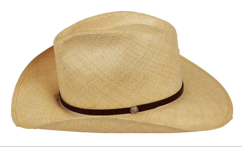 Elvis Presley Circle G Range Owned, Worn and Hand-Initialed Cowboy Hat