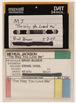 Michael Jackson Collection of Unreleased Songs from His Last Recording Sessions and His Personal Playback Machine