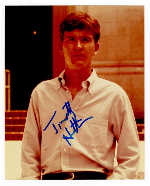 Timothy Hutton Signed Photograph Beckett COA