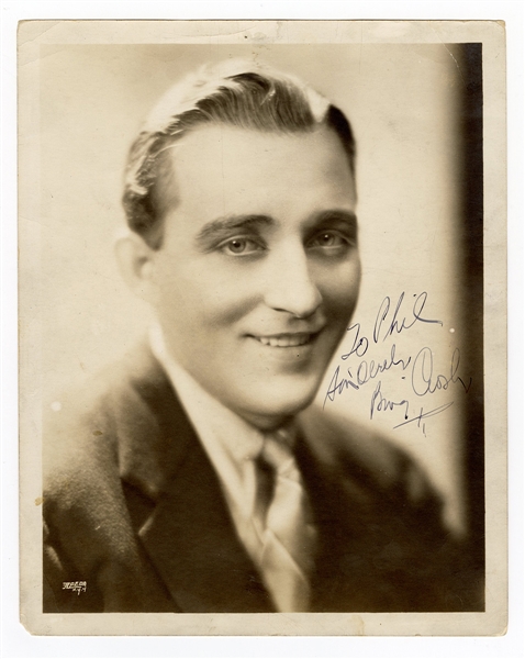 Bing Crosby (Young) Vintage Signed Photograph Beckett COA