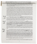 Michael Jordan’s September 12, 1984 Annotated File Copy Rookie Contract Plus His 1988 Contract Signed or Initialed Over 55 Times