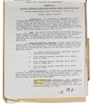 Michael Jordan’s September 12, 1984 Annotated File Copy Rookie Contract Plus His 1988 Contract Signed or Initialed Over 55 Times