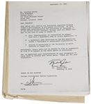 Michael Jordan’s September 12, 1984 Annotated File Copy Rookie Contract Plus His 1988 Contract Signed or Initialed Over 55 Times