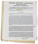 Michael Jordan’s September 12, 1984 Annotated File Copy Rookie Contract Plus His 1988 Contract Signed or Initialed Over 55 Times