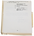 Michael Jordan’s September 12, 1984 Annotated File Copy Rookie Contract Plus His 1988 Contract Signed or Initialed Over 55 Times