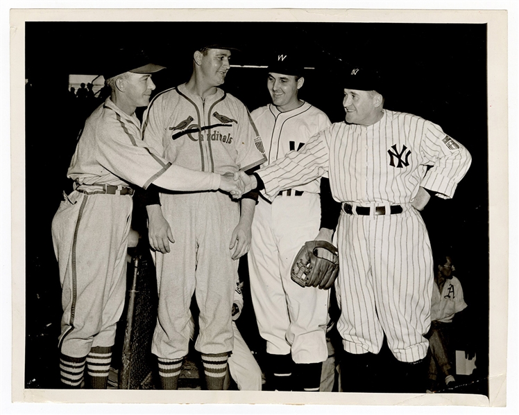 Joe McCarthy, Billy Southworth, Morton Cooper and Emil Leonard Black and White Photograph