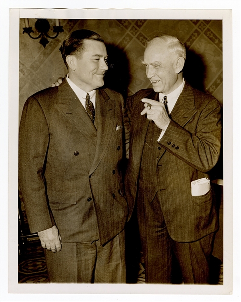 Clark Griffith and Tom Yawkey Black and White Photograph
