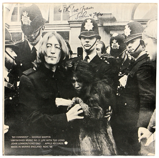 John Lennon Signed “Life with the Lions” Album Authenticated by Frank Caiazzo
